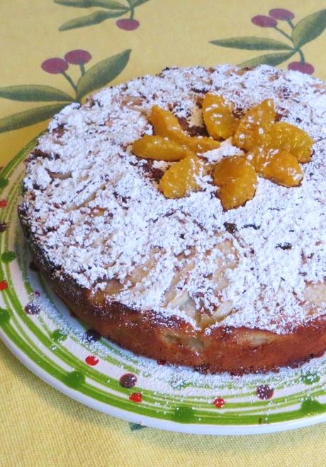 Torta di mele al profumo di fragole