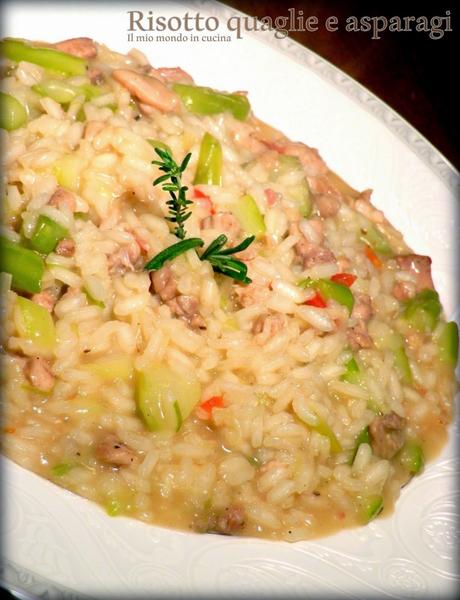 RISOTTO QUAGLIE e ASPARAGI