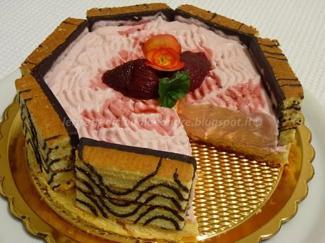 Cheesecake fragole e vaniglia