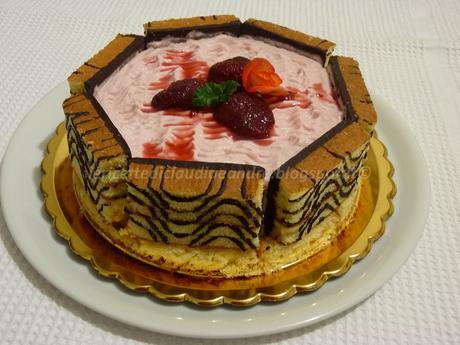 Cheesecake fragole e vaniglia