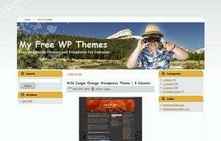 travel-wild-yellow-wordpress-theme