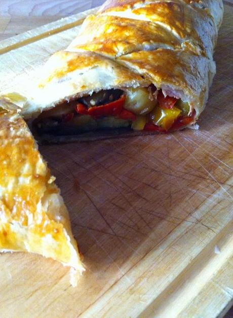 Strudel alle verdure grigliate