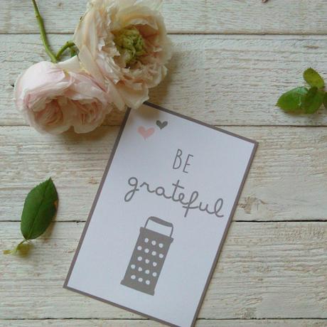 * Grateful * Free printable card