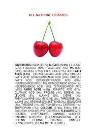 ingredienti delle ciliegie