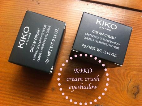 KIKO cream crush eyeshadow n 02 e 03