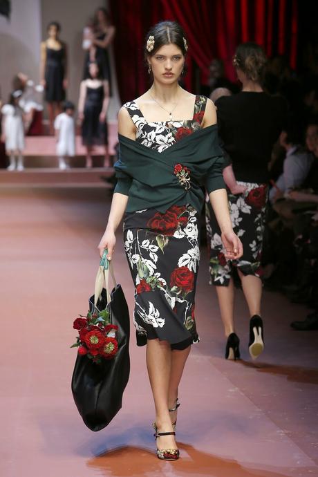 Inno alla mamma Sfilata Dolce & Gabbana autunno inverno 2015-2016