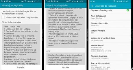 Samsung Galaxy Note Edge si aggiorna a Lollipop (Francia)