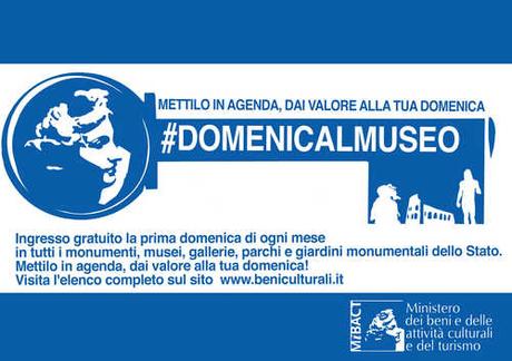 Musei gratis domenica 3 Maggio 2015| #DomenicalMuseo