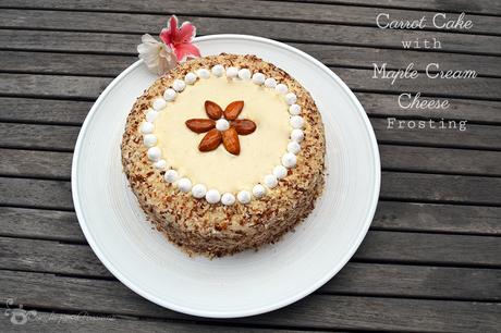 Carrot Cake with Maple Cream Cheese Frosting