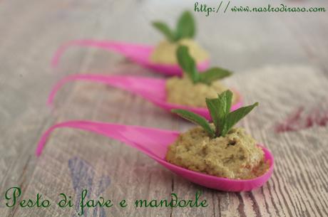 Pesto di fave e mandorle