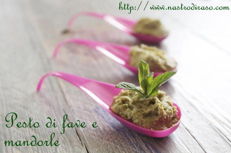 Pesto di fave e mandorle