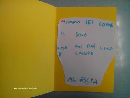 un biglietto per te, mamma!