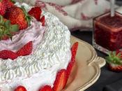 Torta alle fragole panna Spagna perfetto trionfo golosità