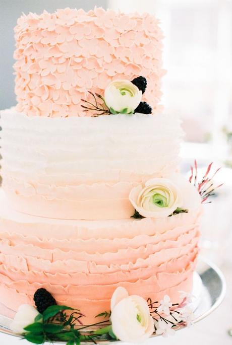 Ombre Wedding Cake, scelta di stile