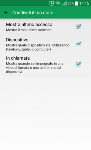 Come mostrare quale dispositivo stiamo usando su Hangouts