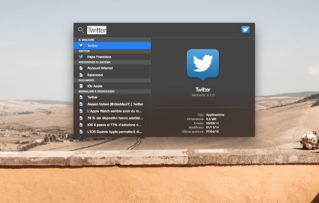 Presto i Tweets appariranno nella ricerca di Spotlight 