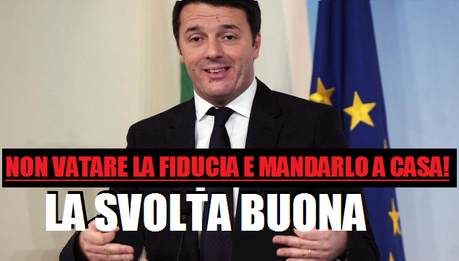 L'ITALICUM È UNA PORCATA? Se vogliono possono non votare la fiducia al governo e mandarlo a casa! Ma 'loro' vogliono?