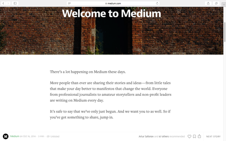 Online Writing: Medium