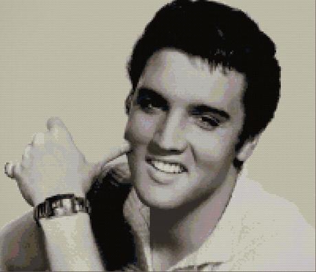 Schema per il punto croce: Elvis Presley_3