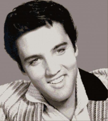 Schema per il punto croce: Elvis Presley_1