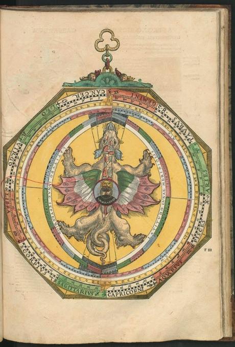 MERAVIGLIOSI DECORI GRAFICI NEL LIBRO DI ASTRONOMIA “ASTRONOMICUM CAESAREUM”