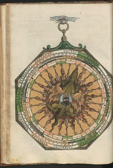 MERAVIGLIOSI DECORI GRAFICI NEL LIBRO DI ASTRONOMIA “ASTRONOMICUM CAESAREUM”