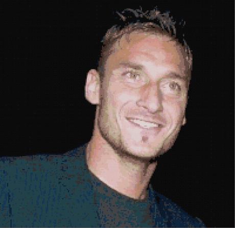 Schema per il punto croce: Francesco Totti_1