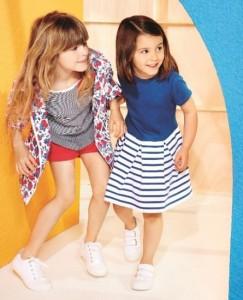 Petit Bateau moda bimbo mamme a spillo