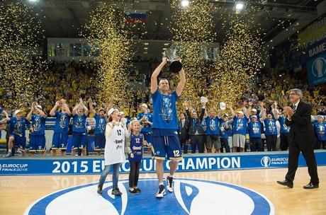 Khimki Mosca vince Eurocup 2014-15 - © 2015 twitter.com/eurocup