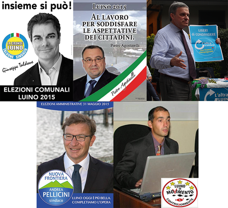 I candidati sindaco di Luino