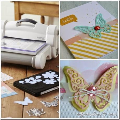 cafe creativo - sizzix big shot plus starter kit - butterfly card