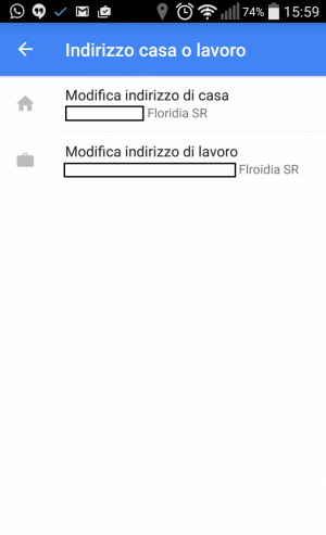 Come inserire l'indirizzo di casa e del lavoro su Google Maps per Android