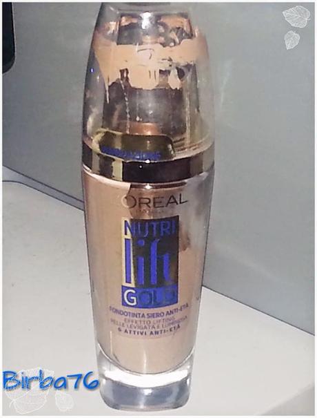 FONDOTINTA NUTRI LIFT GOLD L’OREAL PARIS 160 BEIGE ROSE REVIEW