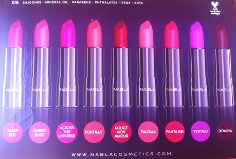 Nabla DIVA CRIME modern matte lipsticks