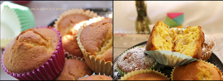 Muffin al Mascarpone con Pere allo Zenzero