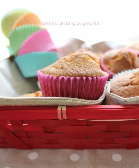 Muffin al Mascarpone con Pere allo Zenzero