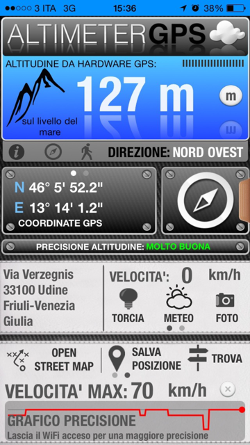 APP ALTIMETRO GPS