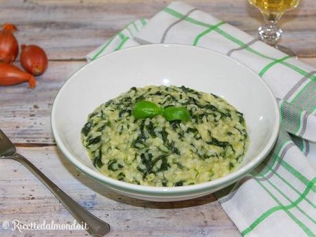 Risotto agli spinaci