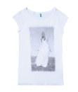 t-shirt Benetton Brigitte Bardot azzurra