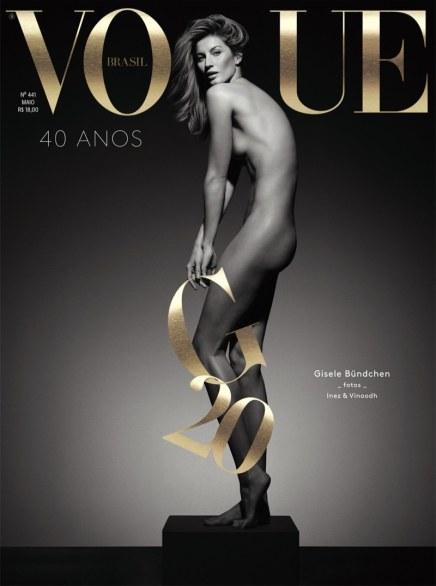 Gisele Bundchen sulla copertina di Vogue Brasile