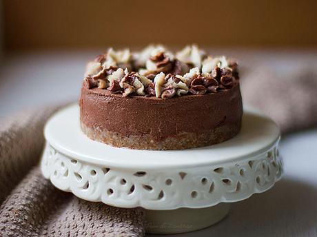 torta crudista cioccolato e cocco