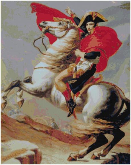 Schema per il punto croce: Napoleone Bonaparte