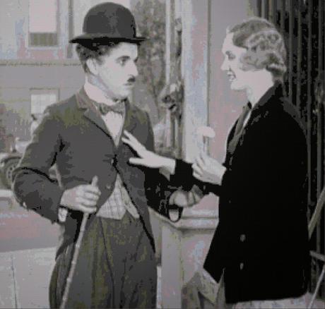 Schema per il punto croce: Charlie Chaplin_3