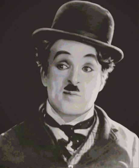Schema per il punto croce: Charlie Chaplin_2
