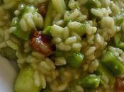 "Risotto asparagi guanciale"