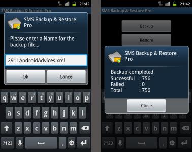 App gratuite per il Backup e Ripristino di Messaggi SMS sui dispositivi Android