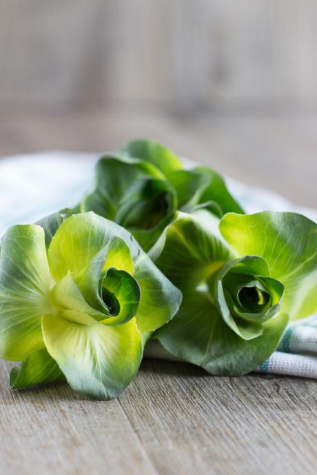 Torta Salata Light con farina di kamut, Asparagi Gratinati e Cicorino |Vegan