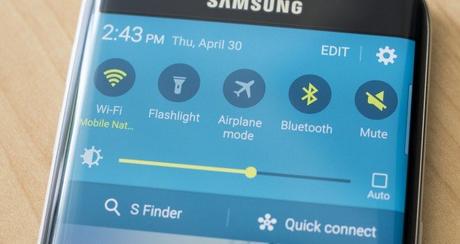 Samsung Galaxy S6 quick settings