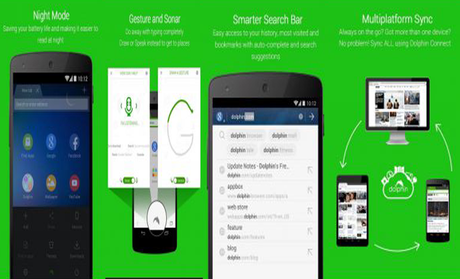 Dolphin Browser si aggiorna per Android 5.1 Lollipop e porta delle novità