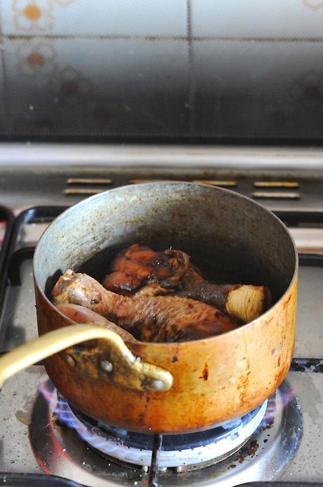 Pollo al caffé speziato